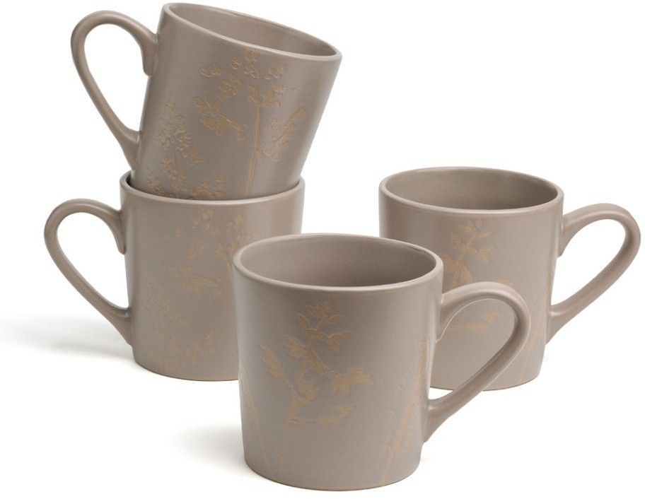 Набор кружек bronco "grasses" 4 шт. 400 мл (191-341-1)