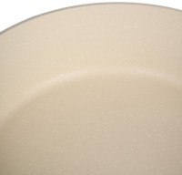 Сотейник со стекл. крышкой и антипригарным покрытием pfluon marble, 26*7,5 см Agness (902-105)