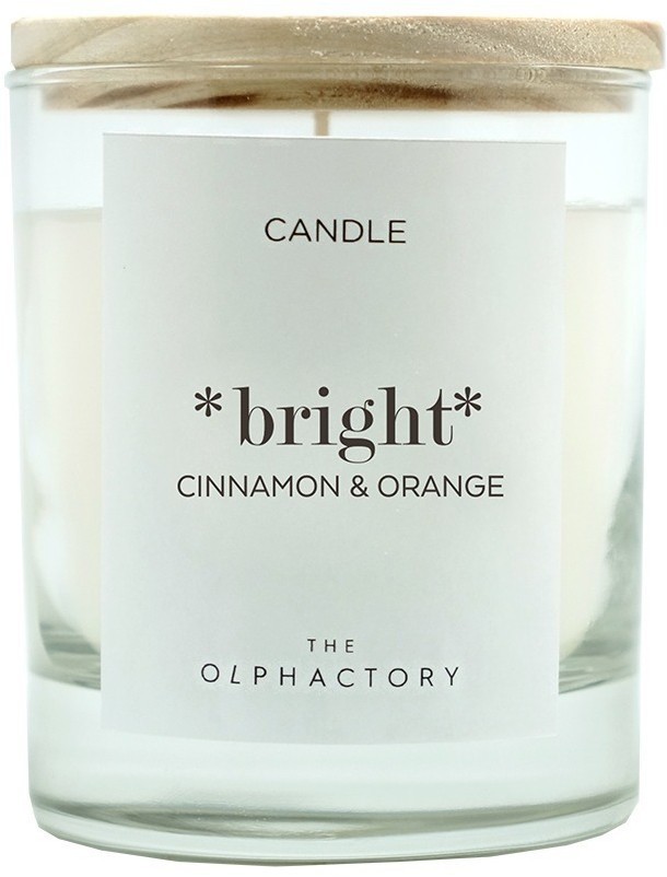Свеча ароматическая the olphactory, bright, orange&cinnamon, 40 ч (58379)