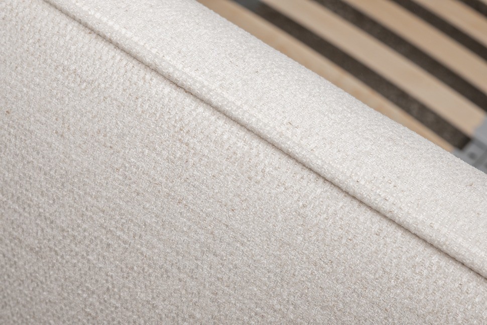 Кровать Palazzo 180 без мех.шенилл экрю Natur Ecru 215*240*90см (TT-00016495)