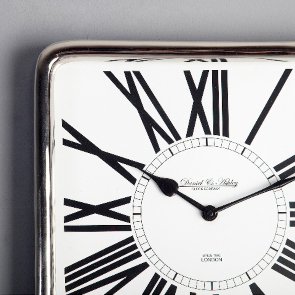 Часы 45-227-31, металл, стекло, chrom, ROOMERS FURNITURE