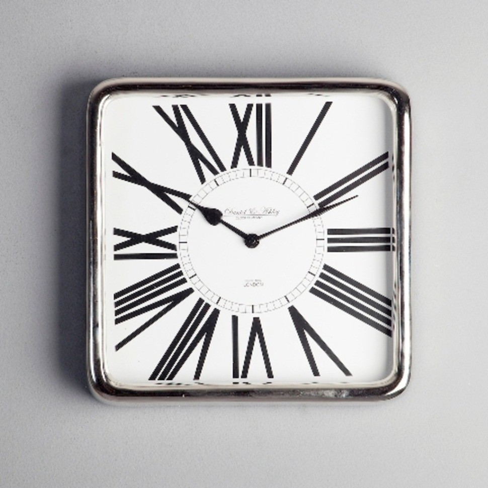 Часы 45-227-31, металл, стекло, chrom, ROOMERS FURNITURE