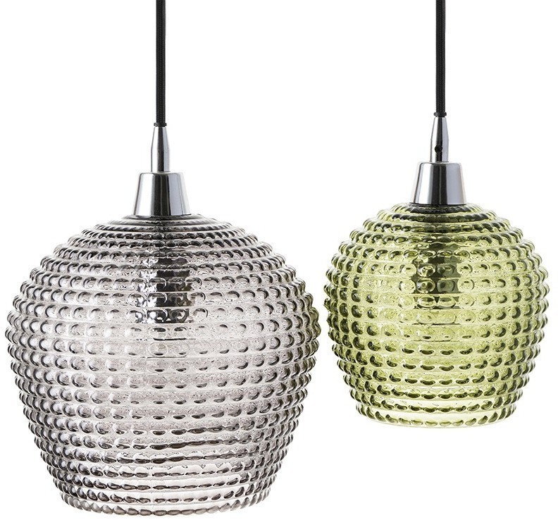 Светильник подвесной каскадный aurora, D40 см, зеленый/серый (76564)