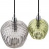 Светильник подвесной каскадный aurora, D40 см, зеленый/серый (76564)