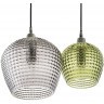 Светильник подвесной каскадный aurora, D40 см, зеленый/серый (76564)