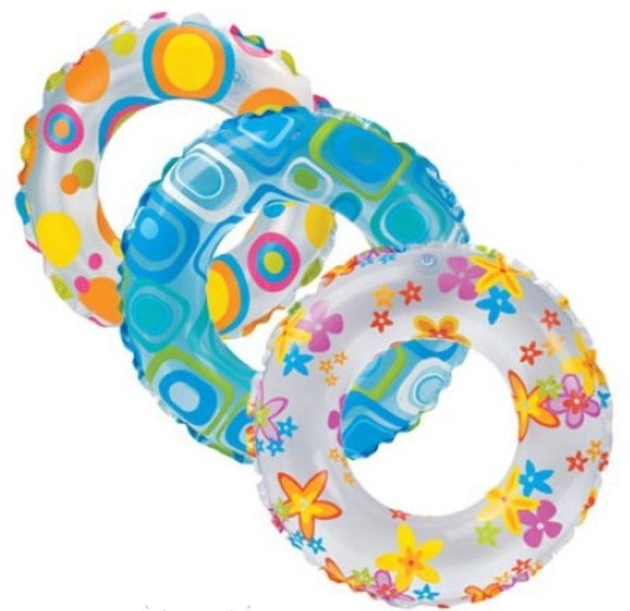 Круг надувной детский 3-6 лет Intex (59230) цвет в ассортименте (71543)