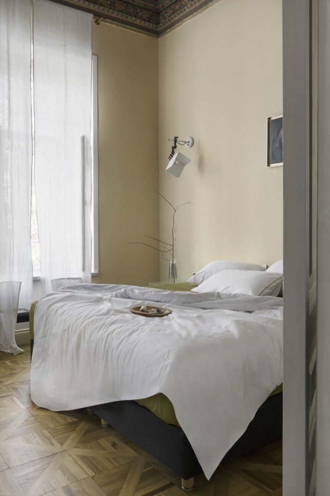 Простыня на резинке из сатина из коллекции meditation, olive, 160х200х30 см (77757)