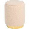 Пуф evie, букле, бежево-розовый (74384)