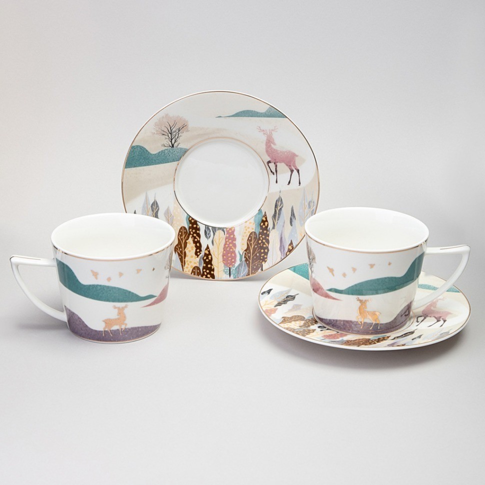 Чайный набор lefard "top style" на 2 пер. 4 пр. 250 мл (165-599)