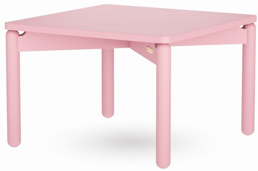Столик кофейный saga, 60х60 см, розовый (76396)