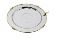 Поднос круглый &quot;Bird&quot; нерж.сталь d33*2см (TT-00008590)