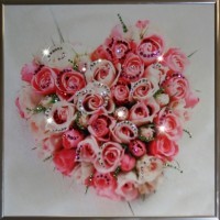 Картина Нежнее нежного с кристаллами Swarovski (1224)