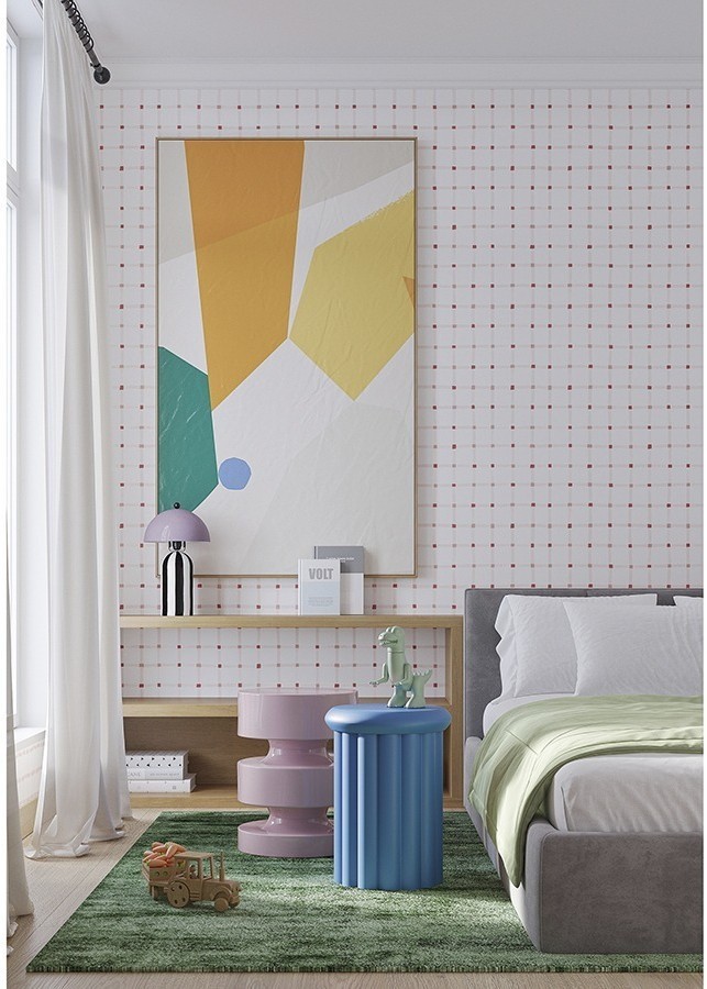 Столик приставной ingvild, D36 см, сиреневый (76313)