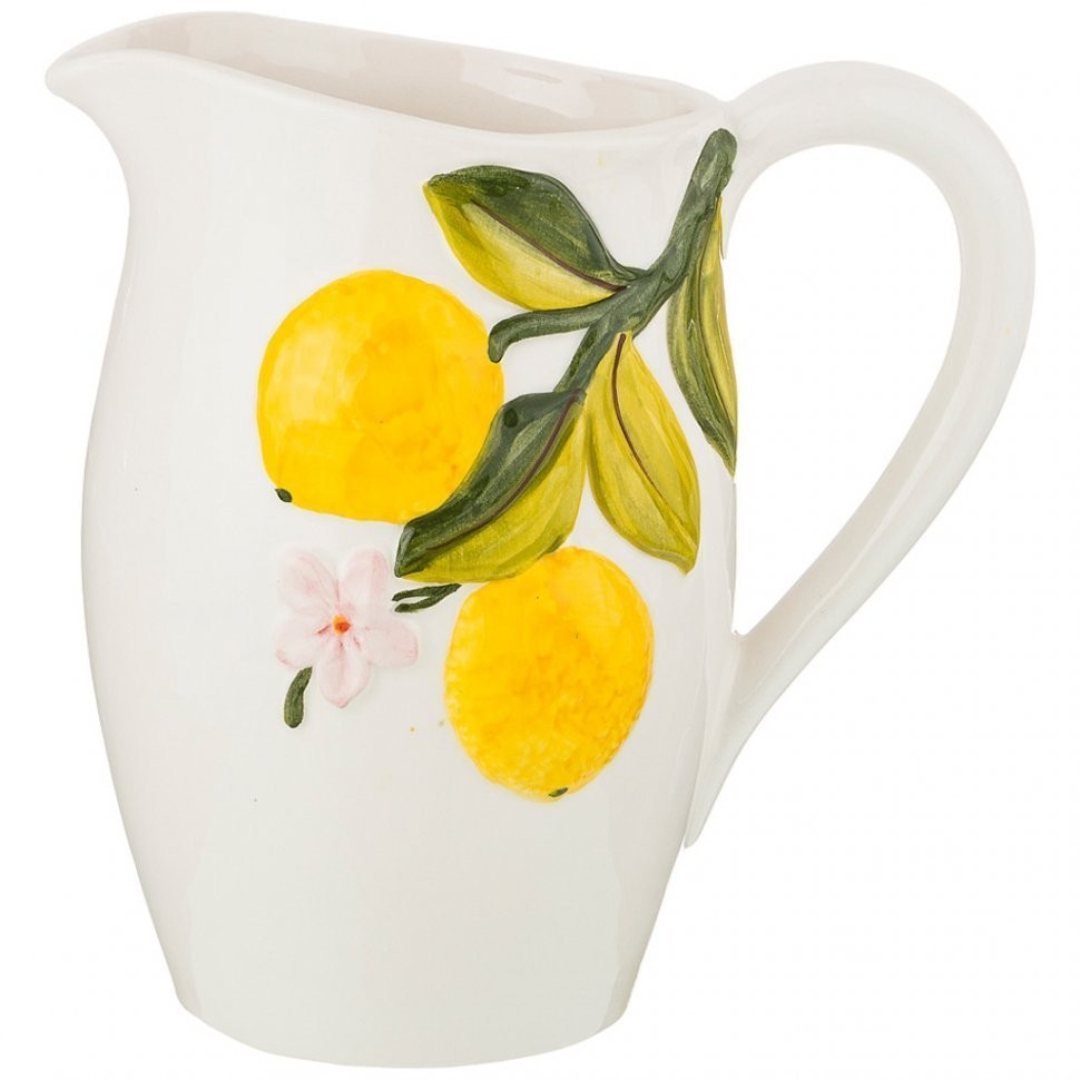 Кувшин "лимоны" 1850 мл  высота 21 см ORGIA (335-384)