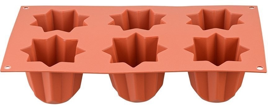 Форма силиконовая для приготовления кексов mini pandoro, 34х18 см (72864)