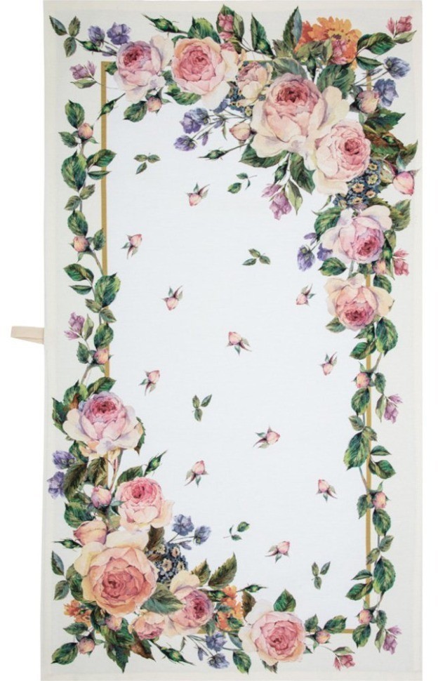 Набор  полотенец из 2-х шт "винтаж"40х70 см ,кремовый, 100% хлопок,твил Lefard (850-714-61)