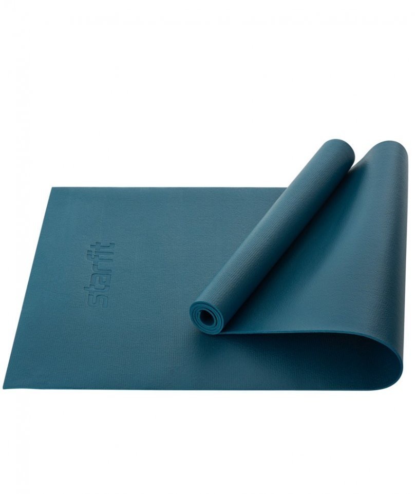 Коврик для йоги и фитнеса высокой плотности FM-103, PVC HD, 183x61x0,4 см, холодный океан (2103644)
