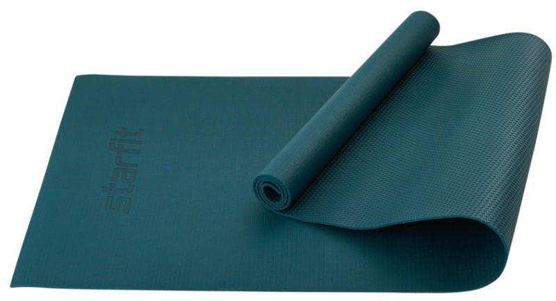 Коврик для йоги и фитнеса высокой плотности FM-103, PVC HD, 183x61x0,4 см, холодный океан (1549378)