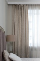 Портьера Mesh бежевый 275*260 (TT-00013896)