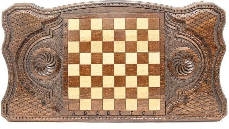 Нарды резные "Герб РФ 2", Simonyan (28628)