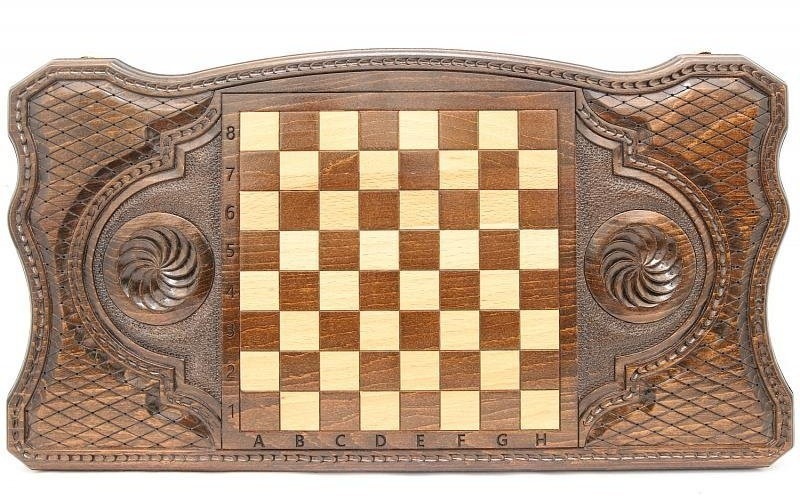 Нарды резные "Герб РФ 2", Simonyan (28628)