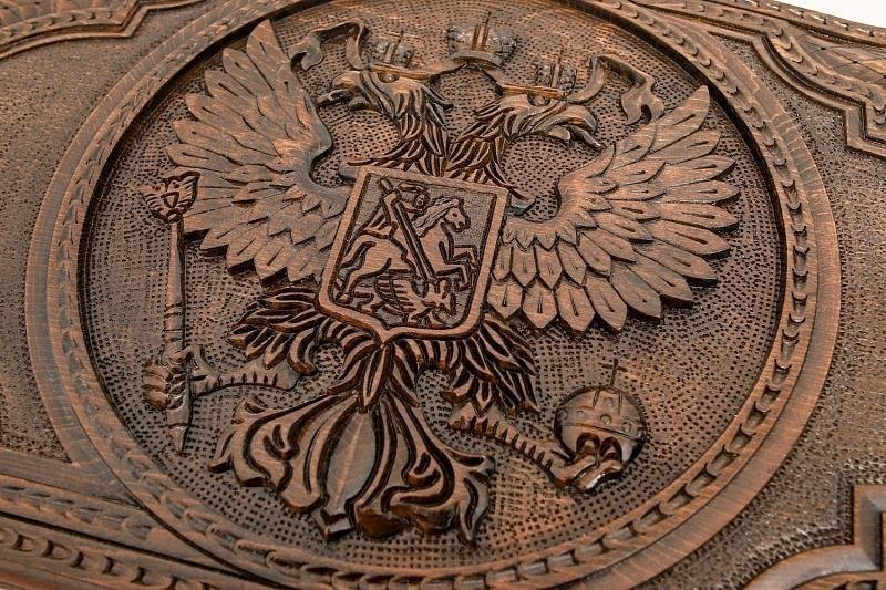Нарды резные "Герб РФ 2", Simonyan (28628)