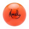 Мяч для художественной гимнастики AGB-201 19 см, оранжевый (793066)