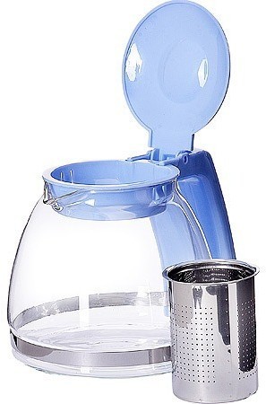 Чайник заварочный син1 л стекло Mayer&Boch (29948-1)