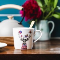 Кружка фарфоровая Mikasa Tipperleyhill с принтом оленя 380 мл MKTIPPMUGSTAG