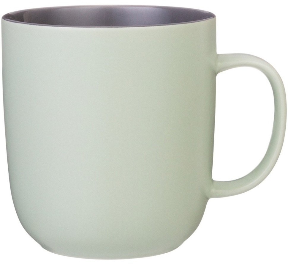 Кружка bronco "velour" 400 мл мятная (407-143)