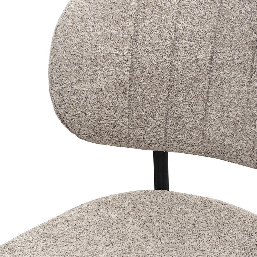 Стул robbi, букле, серо-бежевый (76567)