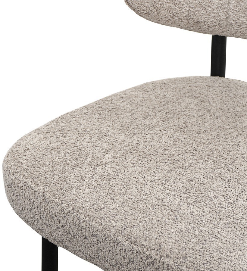 Стул robbi, букле, серо-бежевый (76567)