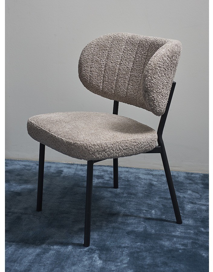 Стул robbi, букле, серо-бежевый (76567)