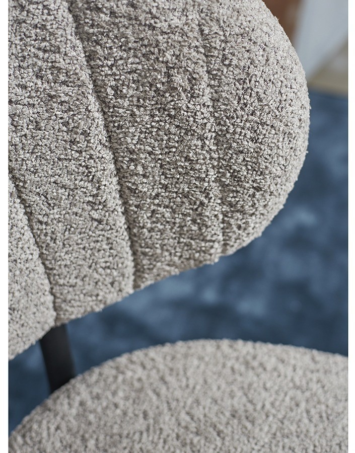 Стул robbi, букле, серо-бежевый (76567)