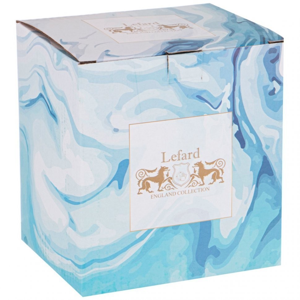 Банка для сыпучих продуктов коллекция "cosmos" 11*8,5*13,5 см,объем=400 мл Lefard (155-562)