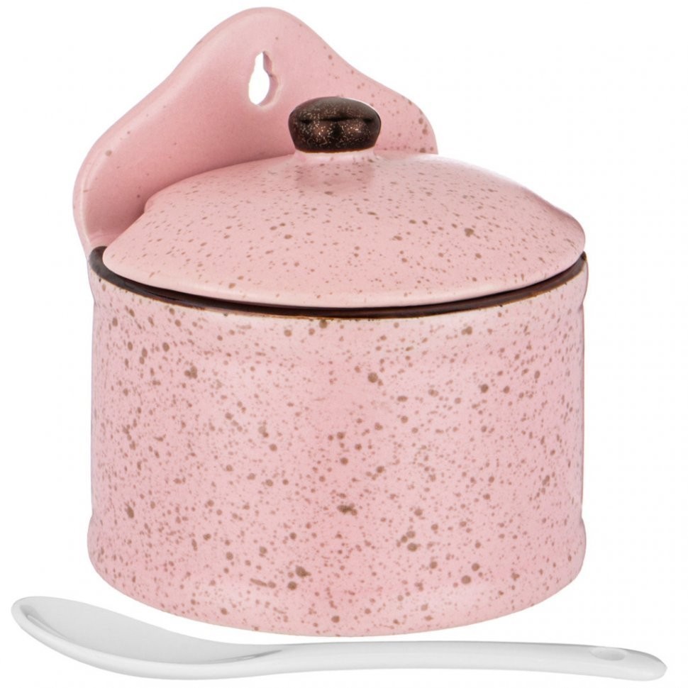 Банка для сыпучих продуктов коллекция "cosmos" 11*8,5*13,5 см,объем=400 мл Lefard (155-562)