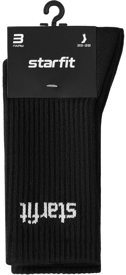 Носки спортивные Everyday, черный, р. 35-38, 3 пары (2126323)