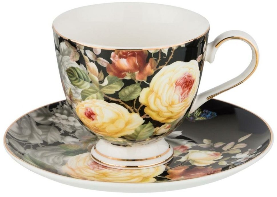 Чайный сервиз lefard "нежный шелест" на 6 пер. 15 пр.  1125/330/340/200 мл. (275-1003)