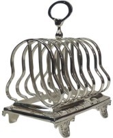 Подставка для тостов PI120/S (PI129), никель, silver plated, ROOMERS TABLEWARE