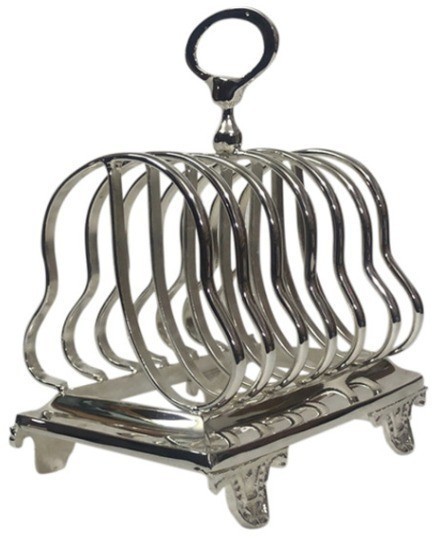 Подставка для тостов PI120/S (PI129), никель, silver plated, ROOMERS TABLEWARE