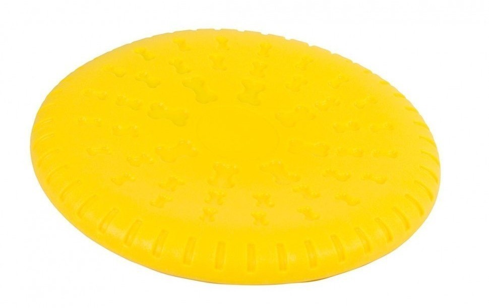 Игрушка для собаки из резины Каскад Летающая тарелка плавающая 23 см (83575)