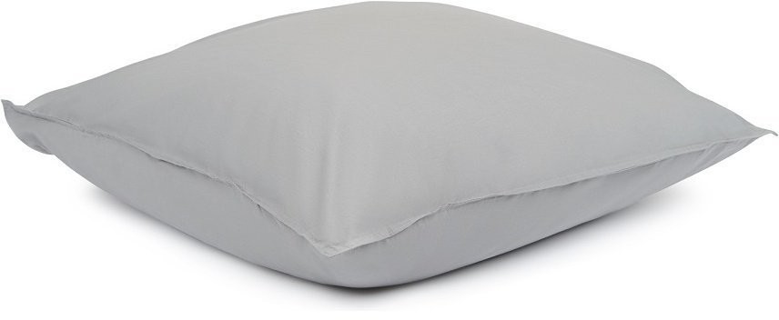 Набор из двух наволочек серого цвета из органического стираного хлопка из коллекции essential, 70х70 см (69384)