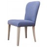 Стул Мери Mary/Boca 08, каркас дуб, обивка лен, blue, ROOMERS FURNITURE