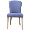 Стул Мери Mary/Boca 08, каркас дуб, обивка лен, blue, ROOMERS FURNITURE