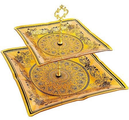 Этажерка 2 уровня, квадрат (7020-101)