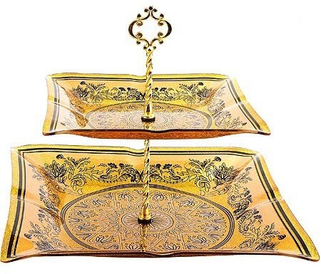 Этажерка 2 уровня, квадрат (7020-101)