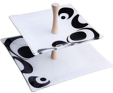 Ваза для фруктов "ЭСТЕЛЬ" 2-х ярус (161758)