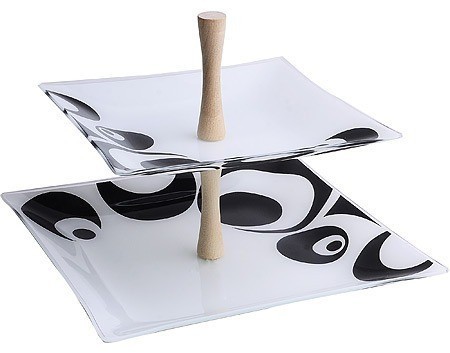 Ваза для фруктов "ЭСТЕЛЬ" 2-х ярус (161758)