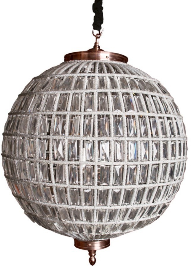 Люстра Казбах 4353LAB, каркас металл, стекло, Antique bronze, RESTORATION HARDWARE