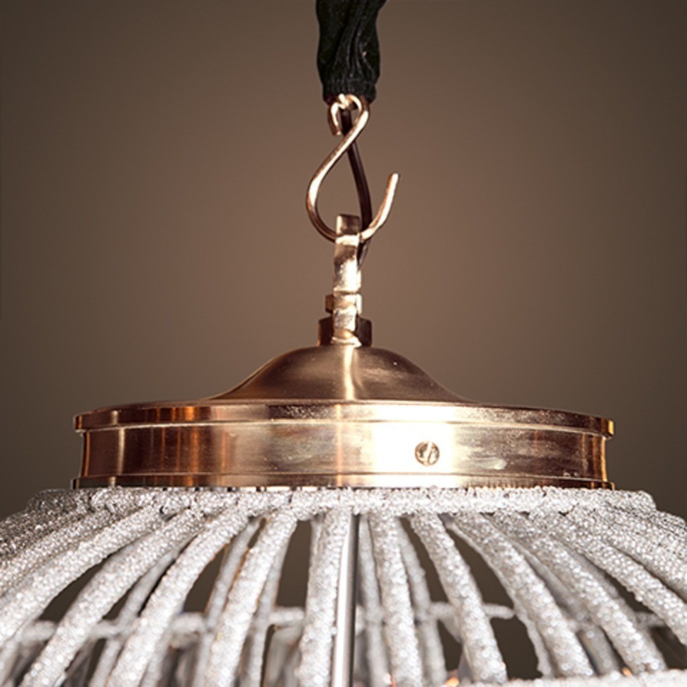 Люстра Казбах 4353LAB, каркас металл, стекло, Antique bronze, RESTORATION HARDWARE